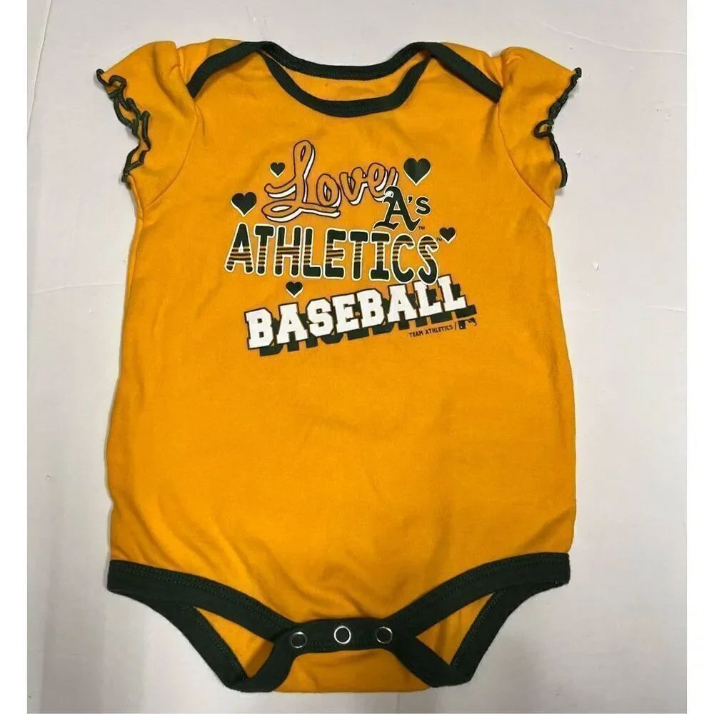 Genuine Merchandise Athletics Baseball Bodysuit Girls Size 18 Months